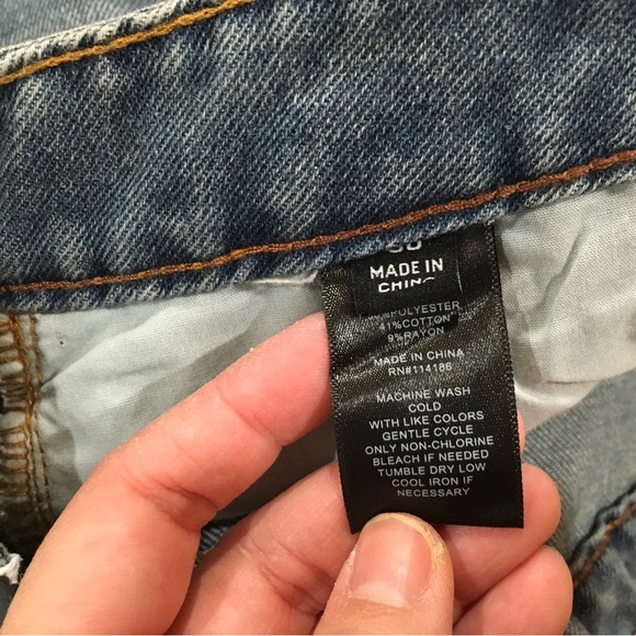 NWT Frye Women's Jeans 30 Low Rise Relaxed Straight Leg Workwear Modern Denim - Picture 7 of 7